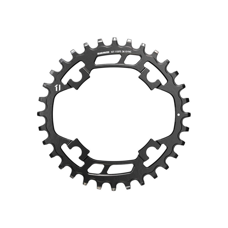 SRM PLATO X-SYNC ACERO 11V 32D 94BCD BLK