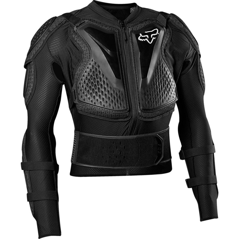 CHAQUETA CON PROTECCIONES FOX TITAN SPORT NEGRO